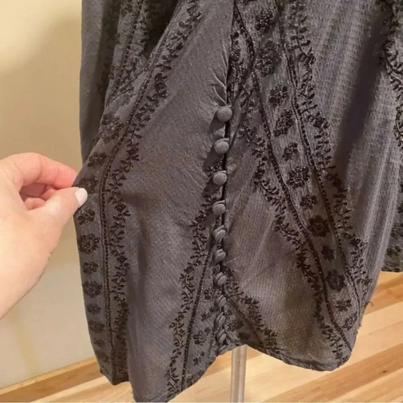 Free people Embroidery Flare top - Picture 6 of 8